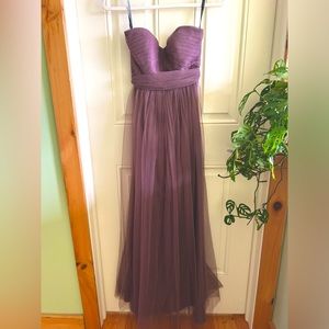 Jenny Yoo Annabelle Convertible Bridesmaid Dress Purple Size 2
